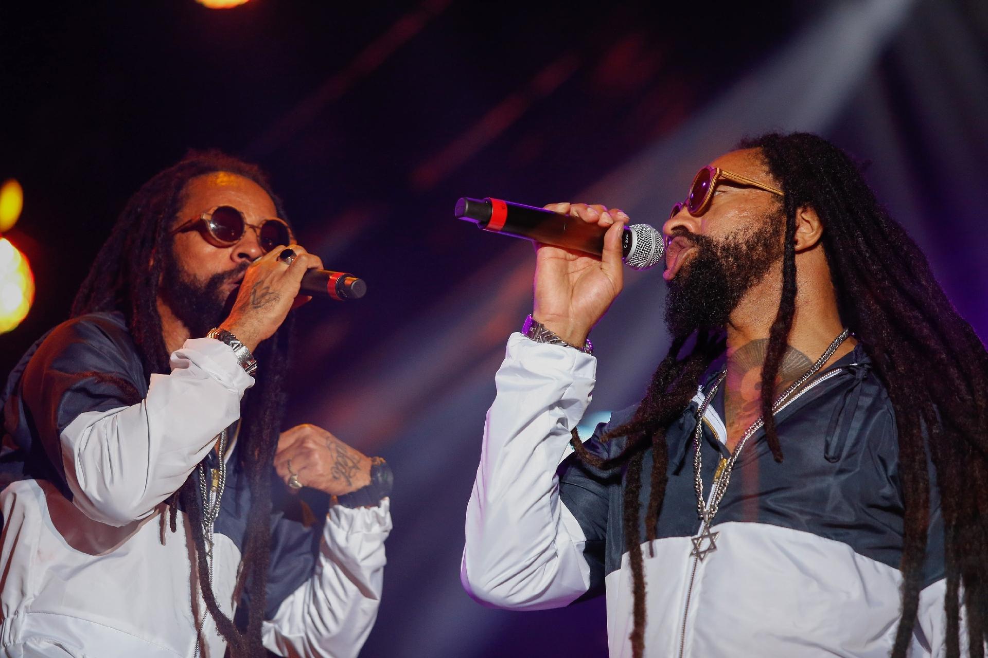 O rapper Rael agitou o Palco Sunset no segundo dia de Rock in Rio antes de receber a diva da música brasileira Elza Soares - Marco Antonio Teixeira/UOL