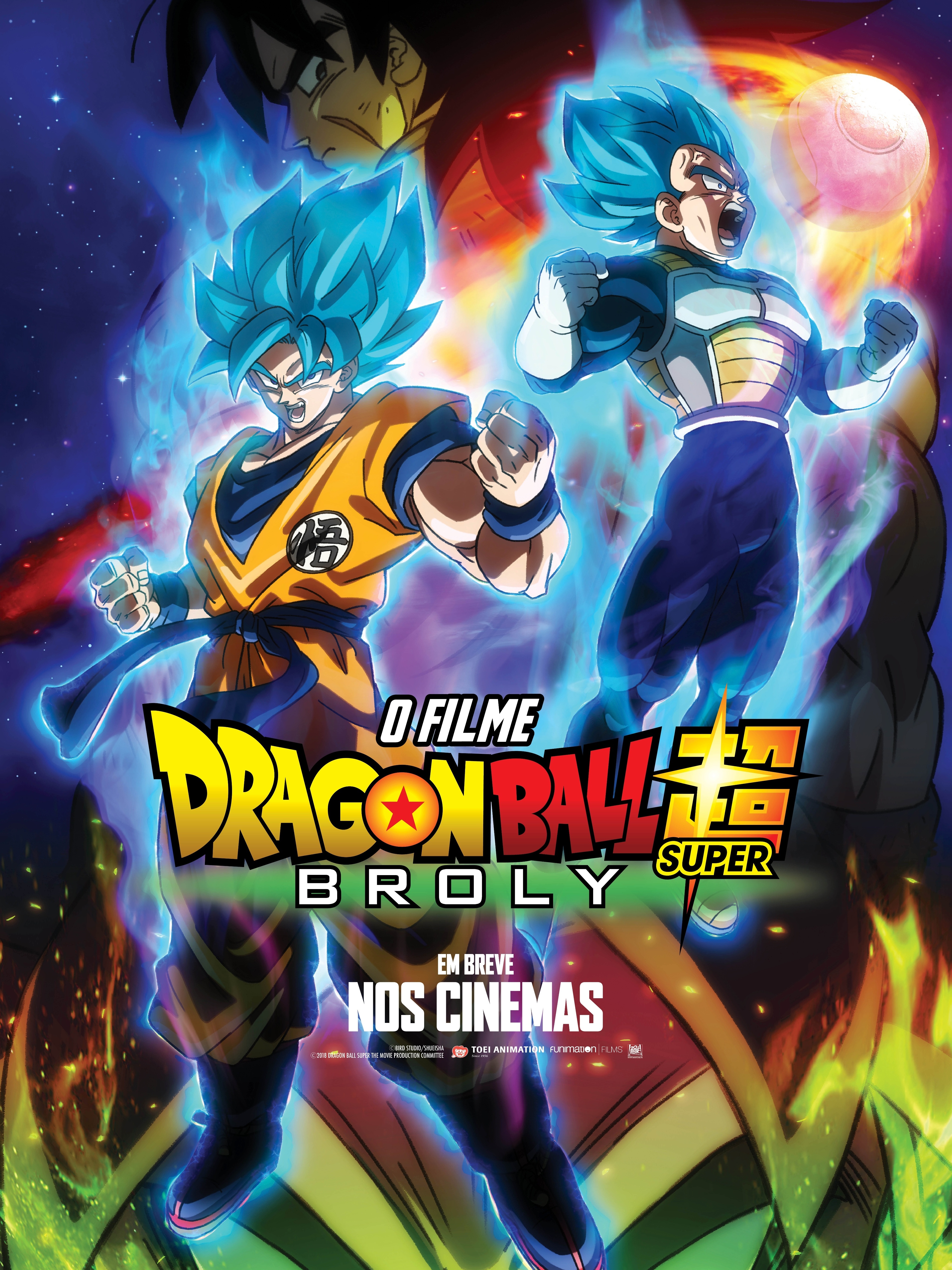 Dragon Ball Super: Broly chega aos cinemas dia 03 de janeiro!