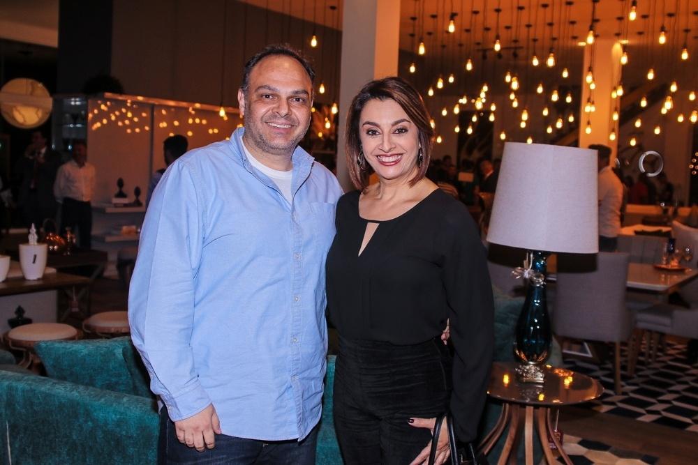 Catia Fonseca e o marido Rodrigo Riccó - Thiago Duran/AgNews