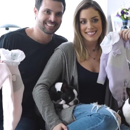 Fabiana Justus e o marido, Bruno Levi D'Ancona, fazem ensaio fotográfico ao anunciarem gravidez - Reprodução/Youtube - Reprodução/Youtube