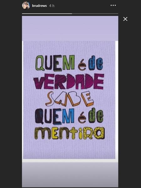Bruna Drews reaparece no Instagram após José Luiz Datena se pronunciar sobre denúncia de assédio - Reprodução/Instagram - Reprodução/Instagram