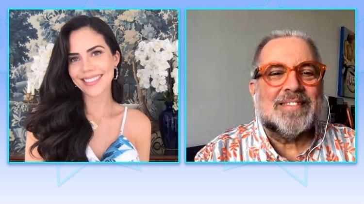 Dani Albuquerque entrevista Leão Lobo hoje; apresentador sente falta da TV - Divulgação - Divulgação