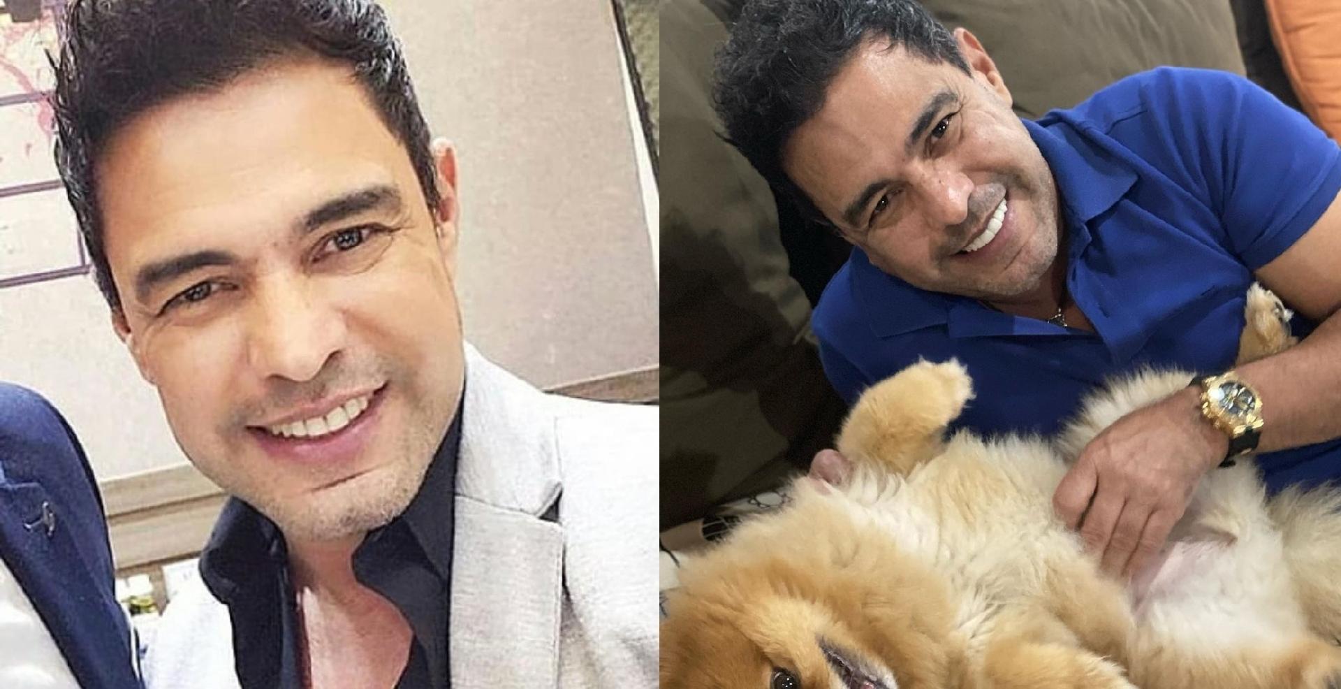 Zezé Di Camargo antes e depois de lentes de contato - Zezé Di Camargo