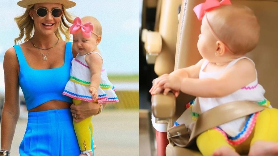 Filha de Roberto Justus usa vestido fashion em viagem e Ana Paula Siebert  tieta - Purepeople