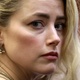 A atriz Amber Heard jurante julgamento em que enfrentou o ex-marido, Johnny Depp