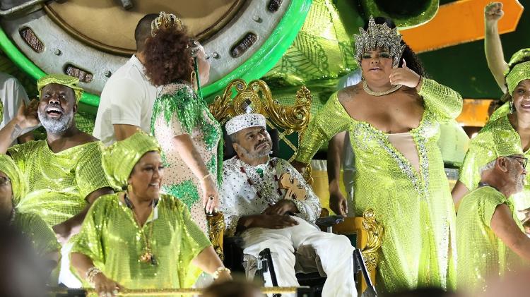 Arlindo Cruz desfilou no Carnaval do Rio