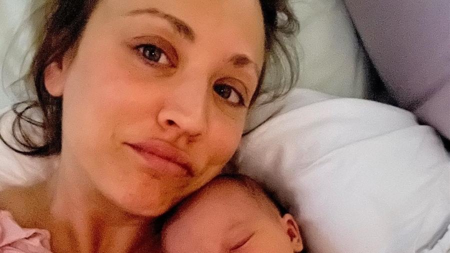 Kaley Cuoco anunciou o nascimento de sua primeira filha, Matilda - Instagram/@kaleycuoco