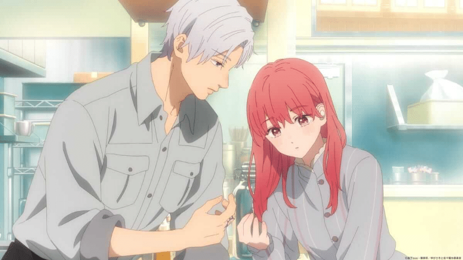 Cena do anime A Sign of Affection
