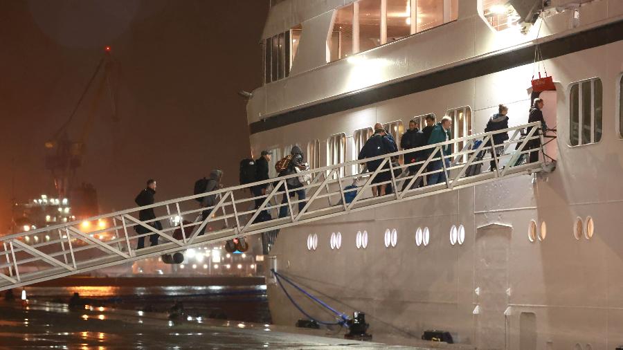 O embarque do Odyssey começou nesta segunda (30), após quatro meses de esperas - Liam McBurney - PA Images/PA Images via Getty Images