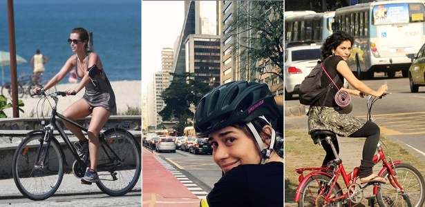 Juliana Didone, Alessandra Negrini e Letícia Sabatella falam sobre suas relações com a bicicleta no Rio e em SP