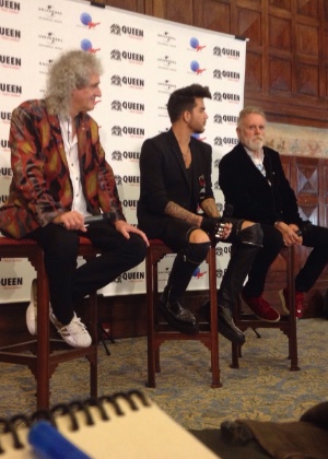 Brian May, Adam Lambert e Roger Taylor falam sobre o show que o Queen fará no 1° dia do Rock in Rio - Guilherme Scarpa/Colaboração para o UOL