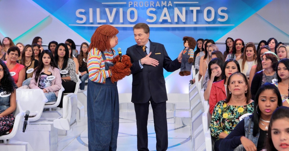 Silvio Santos recebe Fofão em seu programa no SBT, que irá ao ar no próximo domingo (5)