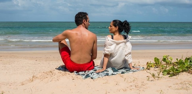 Irandhir Santos e Sônia Braga em cena do filme "Aquarius" - Reprodução