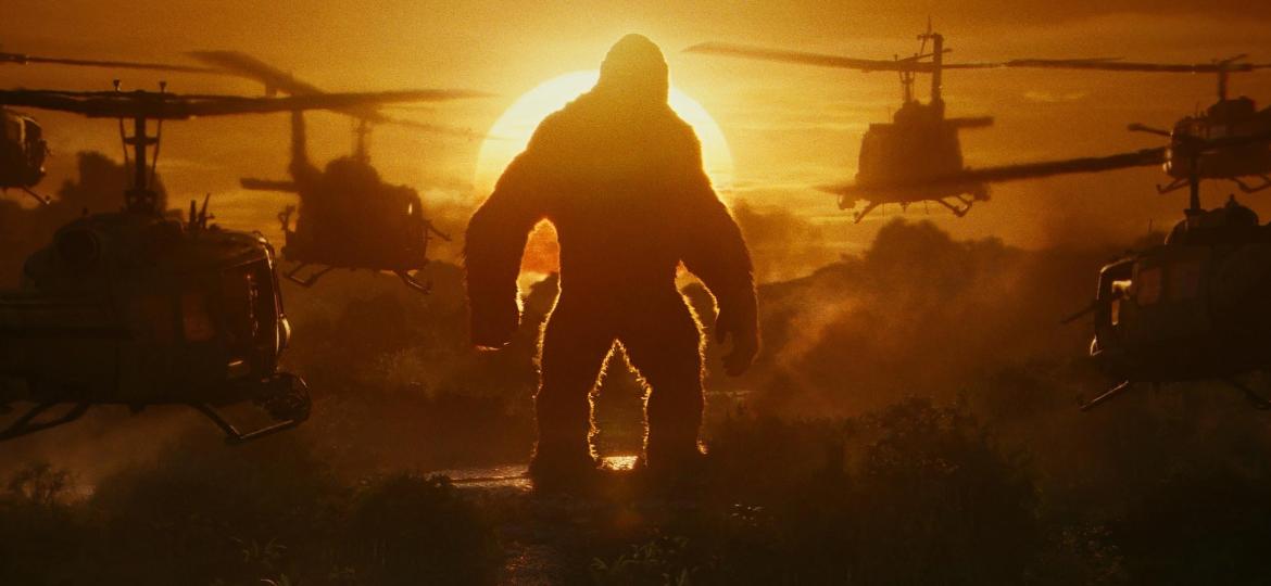 Cena do filme "Kong: A Ilha da Caveira" (2017), de Jordan Vogt-Roberts - Reprodução