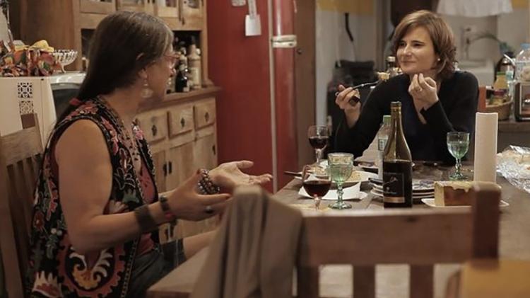 A diretora Eliane Brum foi a principal interlocutora de Laerte nas filmagens - Divulgação - Divulgação