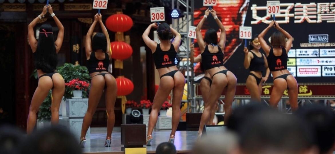 Candidatas do Miss Bumbum na China - Divulgação/CO Assessoria