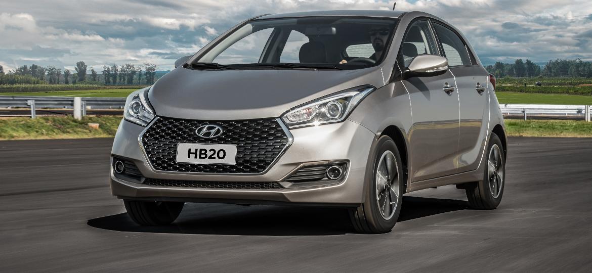 Hyundai HB20 foi o segundo carro mais vendido do Brasil em 2018, com 105.506 unidades emplacadas - Divulgação