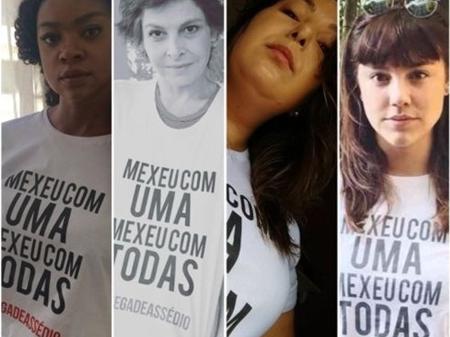 Atrizes globais se engajaram em campanha contra o assédio em 2017 após denúncia contra o ator José Mayer - Reprodução/Instagram