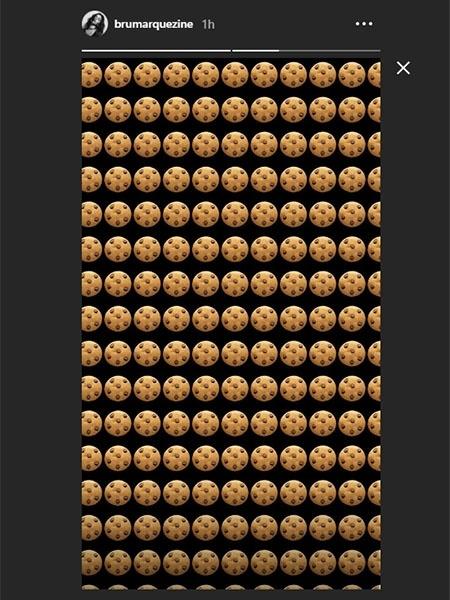 Bruna Marquezine publica emojis de biscoito, que significa que alguém quer aparecer a qualquer custo  - Reprodução/Instagram - Reprodução/Instagram