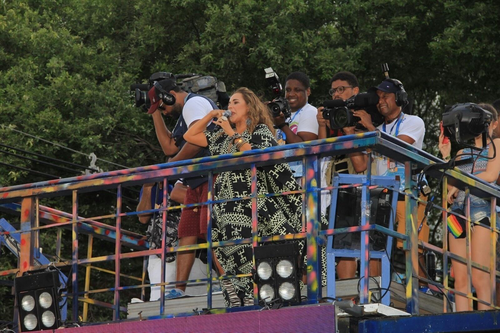 Daniela Mercury se apresenta no Circuito Campo Grande (Osmar) - JC Pereira/AgNews