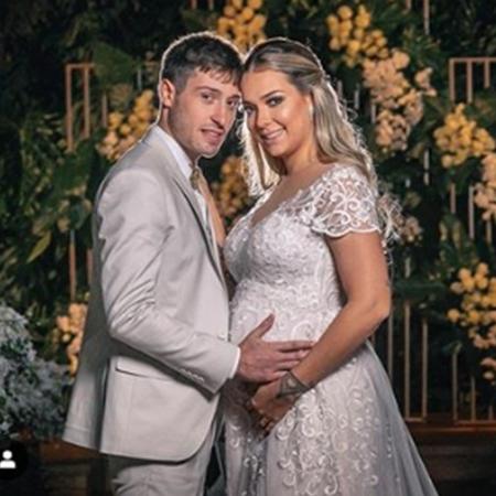 Carol Dantas e Vinícius Martinez se casaram no interior de São Paulo - Reprodução/Instagram