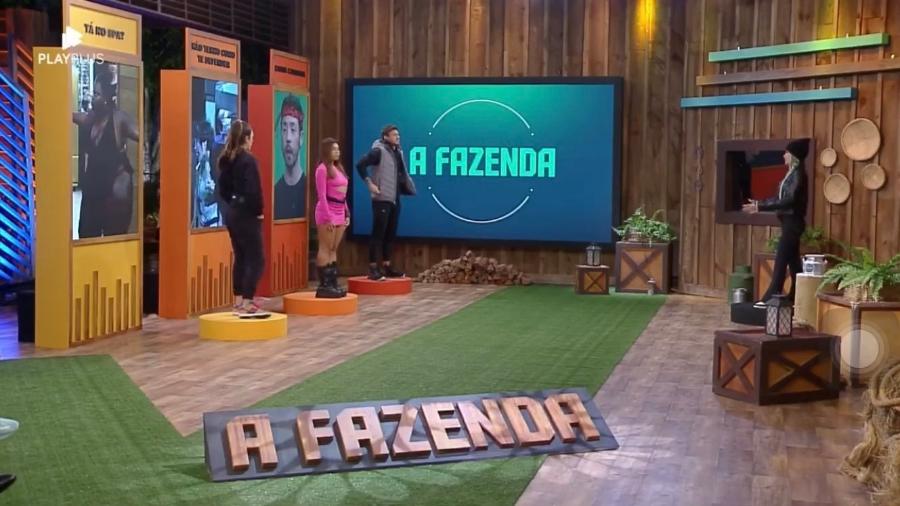 A Fazenda 2022: Ingrid e Tati desfazem amizade ao vivo - Reprodução/PlayPlus