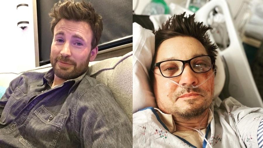 Chris Evans e Jeremy Renner  - Reprodução/Instagram