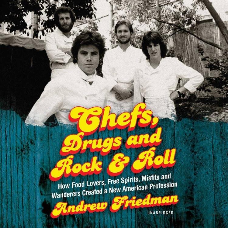 Capa do livro "Chefs, Drugs and Rock & Roll", publicado em 2018