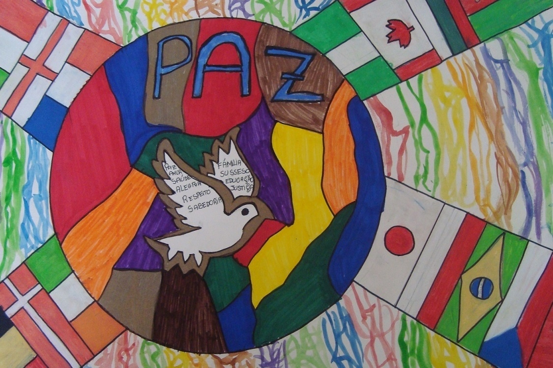 Exposição "Compartilhando a Paz", em exposição no Centro Juvenil de Artes Plásticas - Divulgação