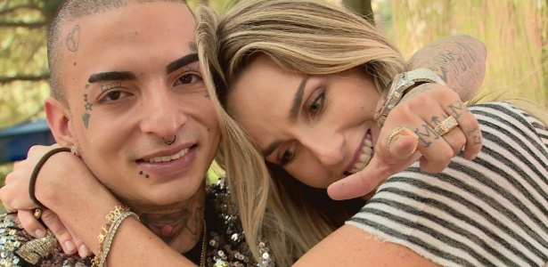 Mariana Weickert acompanha a gravação do novo clipe do MC Guimê - Divulgação - Divulgação