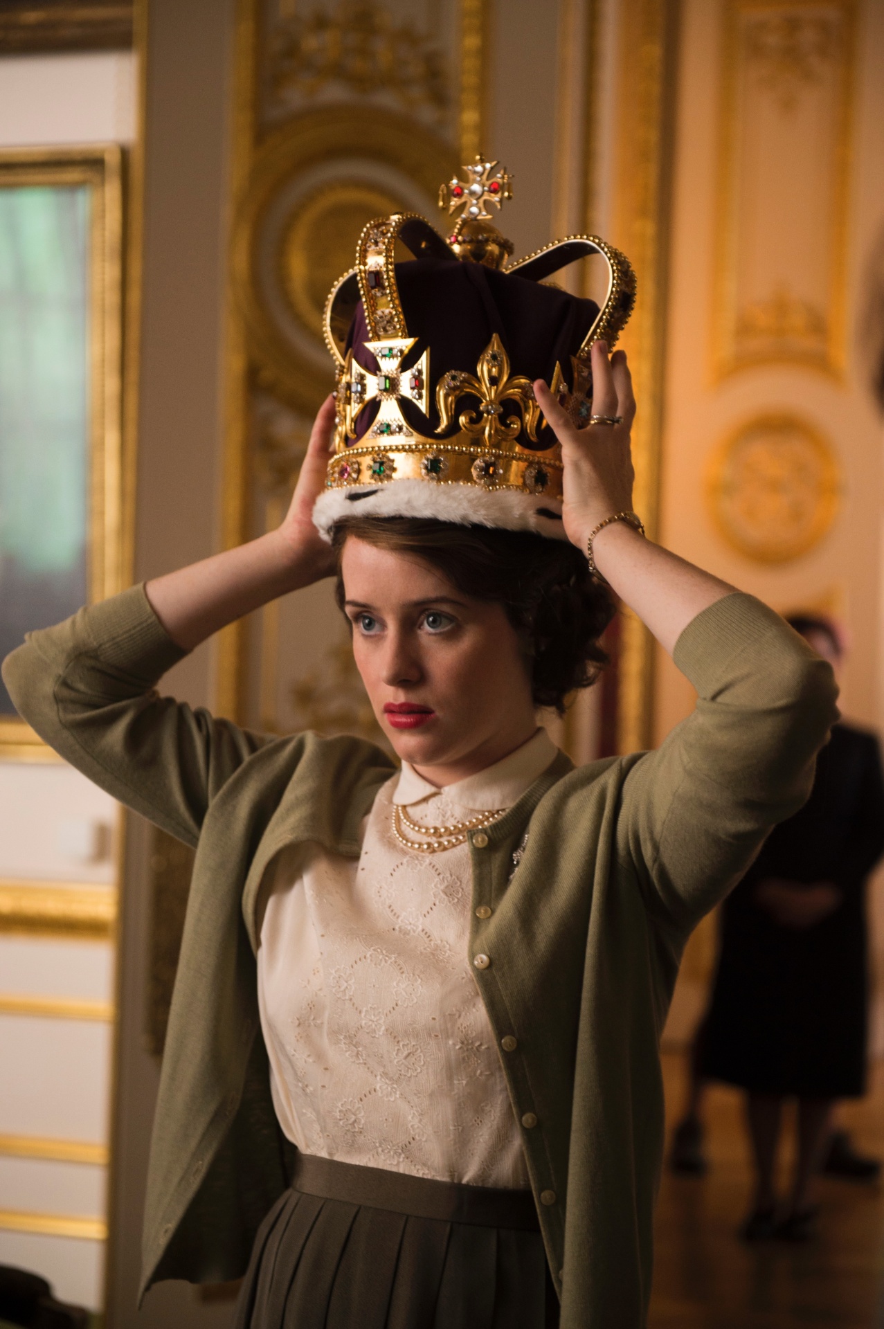 Claire Foy interpreta a Rainha Elizabeth 2ª na série "The Crown", da Netflix - Divulgação