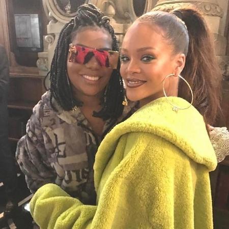 Ludmilla tieta Rihanna em evento de moda - Reprodução/Instagram Rihanna