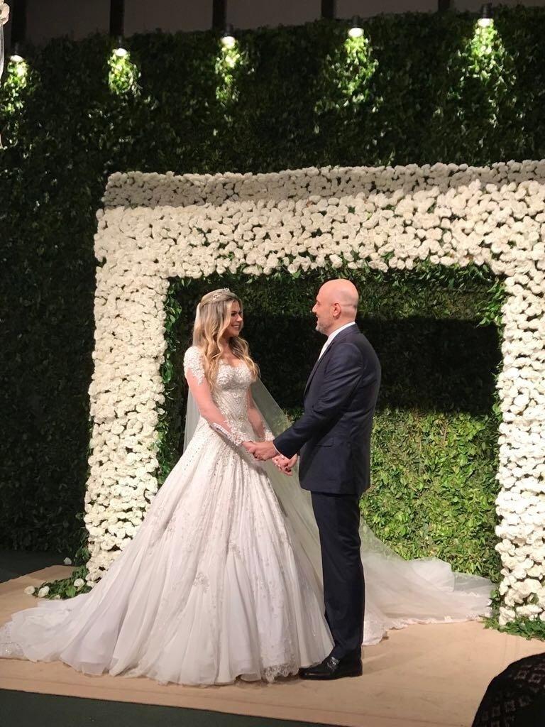 Os noivos Douglas e Raissa Tavolaro - Roberto Tamer