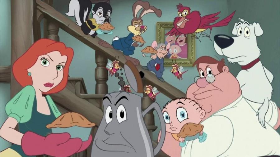 Personagens de "Uma Família da Pesada" em versão Disney - Reprodução