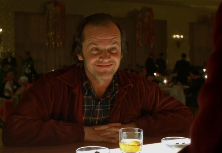 Jack Nicholson em "O Iluminado" (1980)