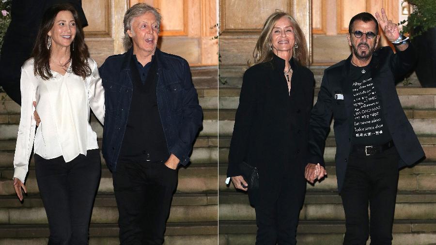 2019: os ex-Beatles Paul McCartney e Ringo Starr se reúnem para comemorar 50º aniversário do álbum "Abbey Road" - Getty Images