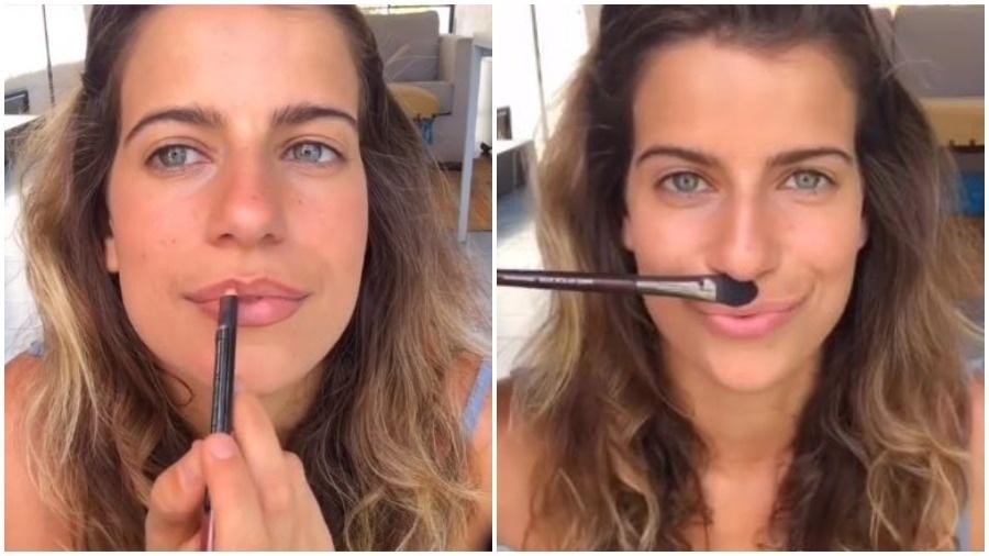 Maria Bopp fez vídeo sobre maquiagem com tom político em seu Instagram - Reprodução/Instagram