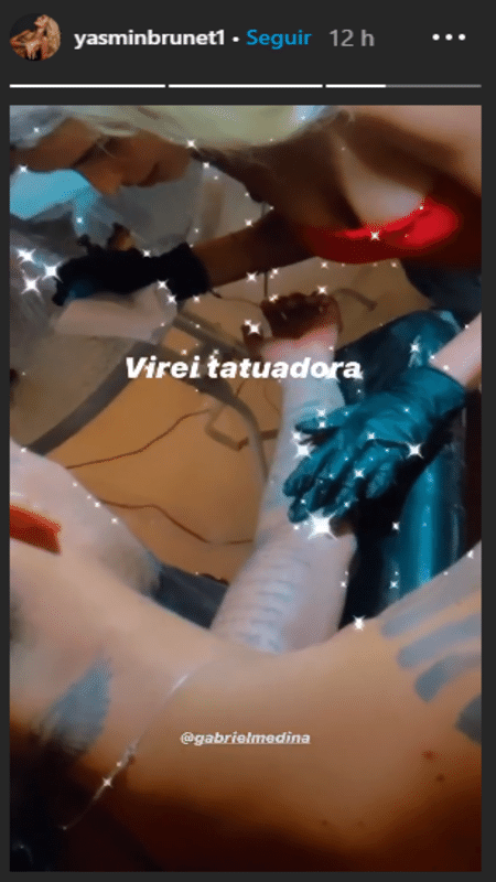 Yasmin Brunet e Gabriel Medina - Reprodução / Instagram - Reprodução / Instagram