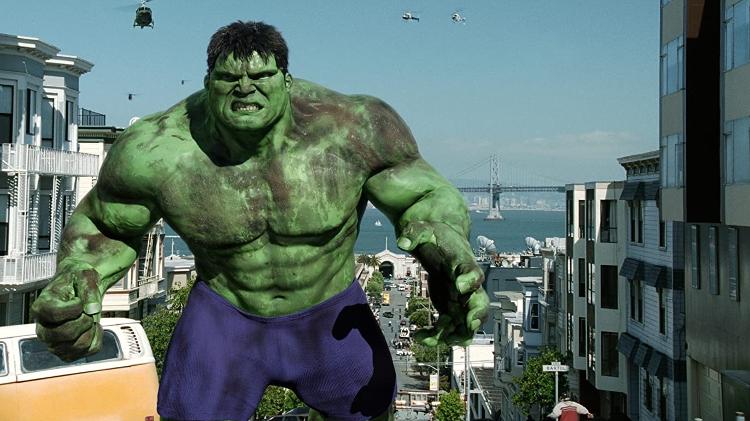 Cena de "Hulk" (2003) - Divulgação - Divulgação