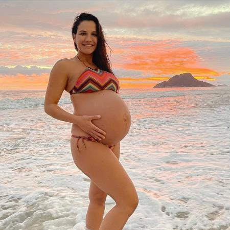 Kyra Gracie está na 41ª semana de gravidez - Reprodução/Instagram