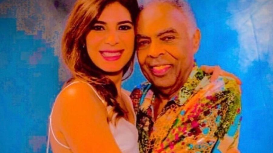 Andréia Sadi e Gilberto Gil - Reprodução/Instagram