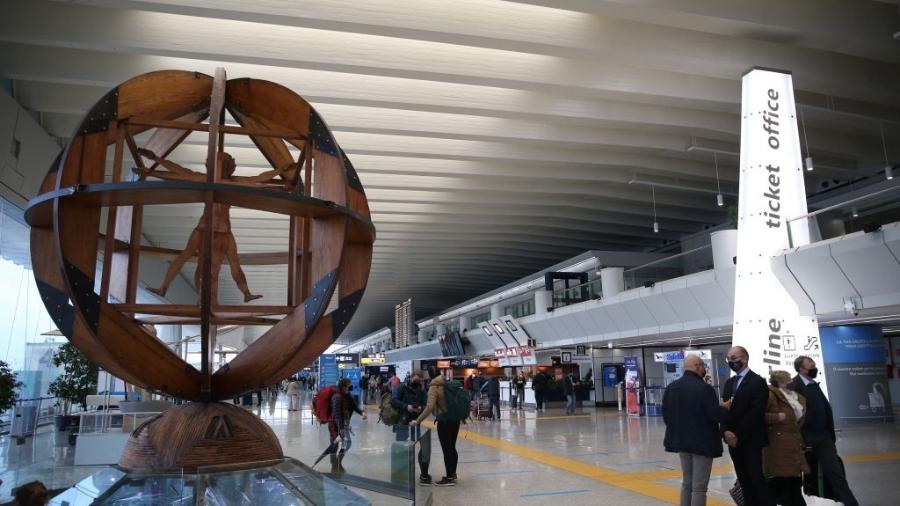 Aeroporto em Roma, na Itália - Getty Images