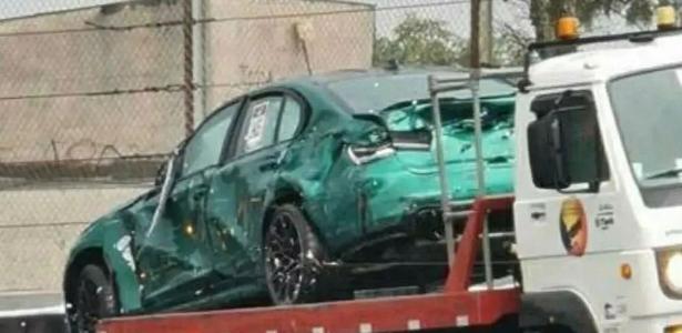 BMW M3 que teve perda total em Interlagos