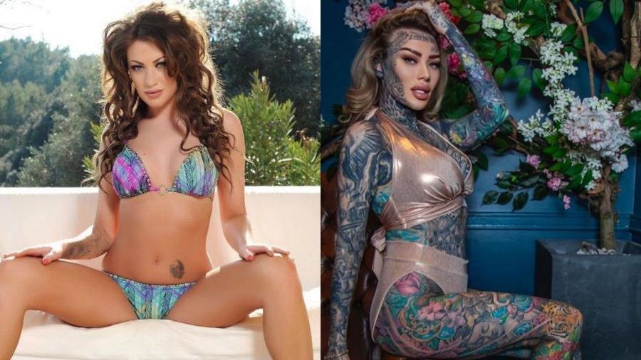 Becky Holt mostra corpo antes das tatuagens - Reprodução/Instagram