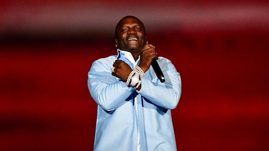 22.set.2024 - Akon se apresenta no palco Mundo na última noite de Rock in Rio - Thiago Ribeiro/AGIF/Estadão Conteúdo