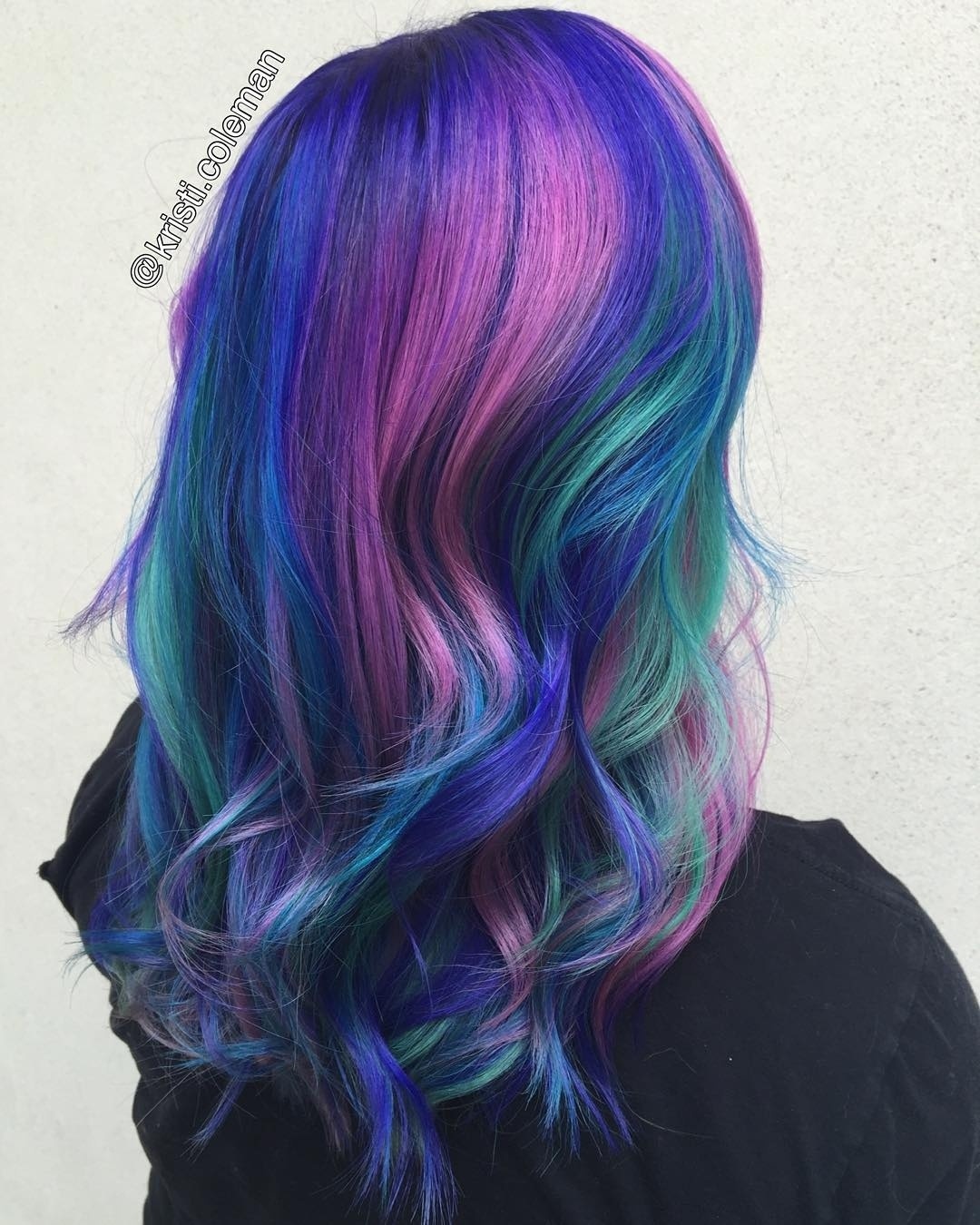 Galaxy Hair - Reprodução/Instagram/@kristi.coleman