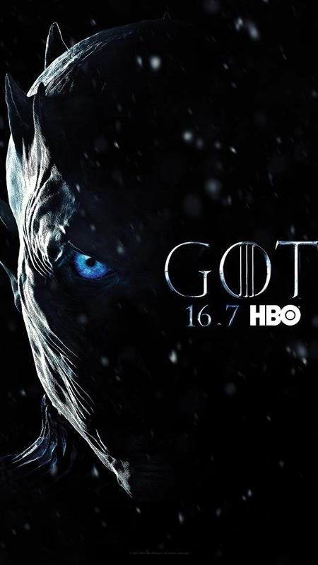 O Rei da Noite, líder dos White Walkers, aparece no pôster da sétima temporada de "Game of Thrones" - Divulgação/HBO
