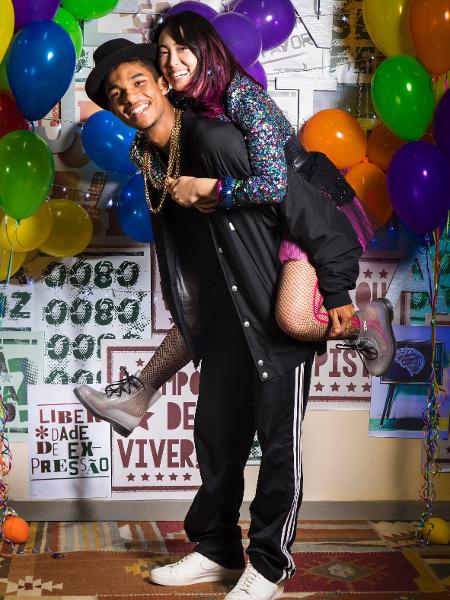 Tina (Ana Hikari) e Anderson (Juan Paiva) em cena de "Malhação: Viva a Diferença" - Sergio Zalis/Globo/Divulgação - Sergio Zalis/Globo/Divulgação