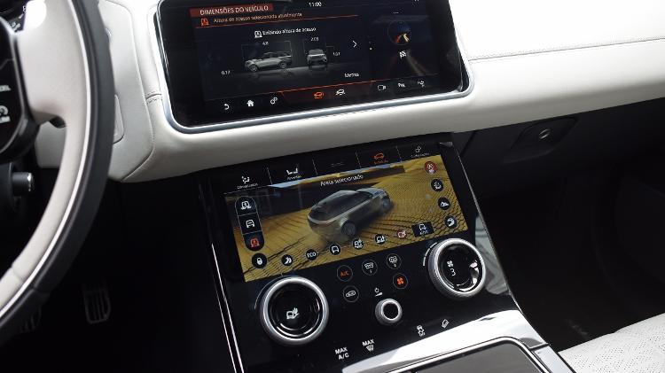 Conta com diversos modos de condução, que recalibram suspensão e os sistemas de segurança - Murilo Góes/UOL - Murilo Góes/UOL