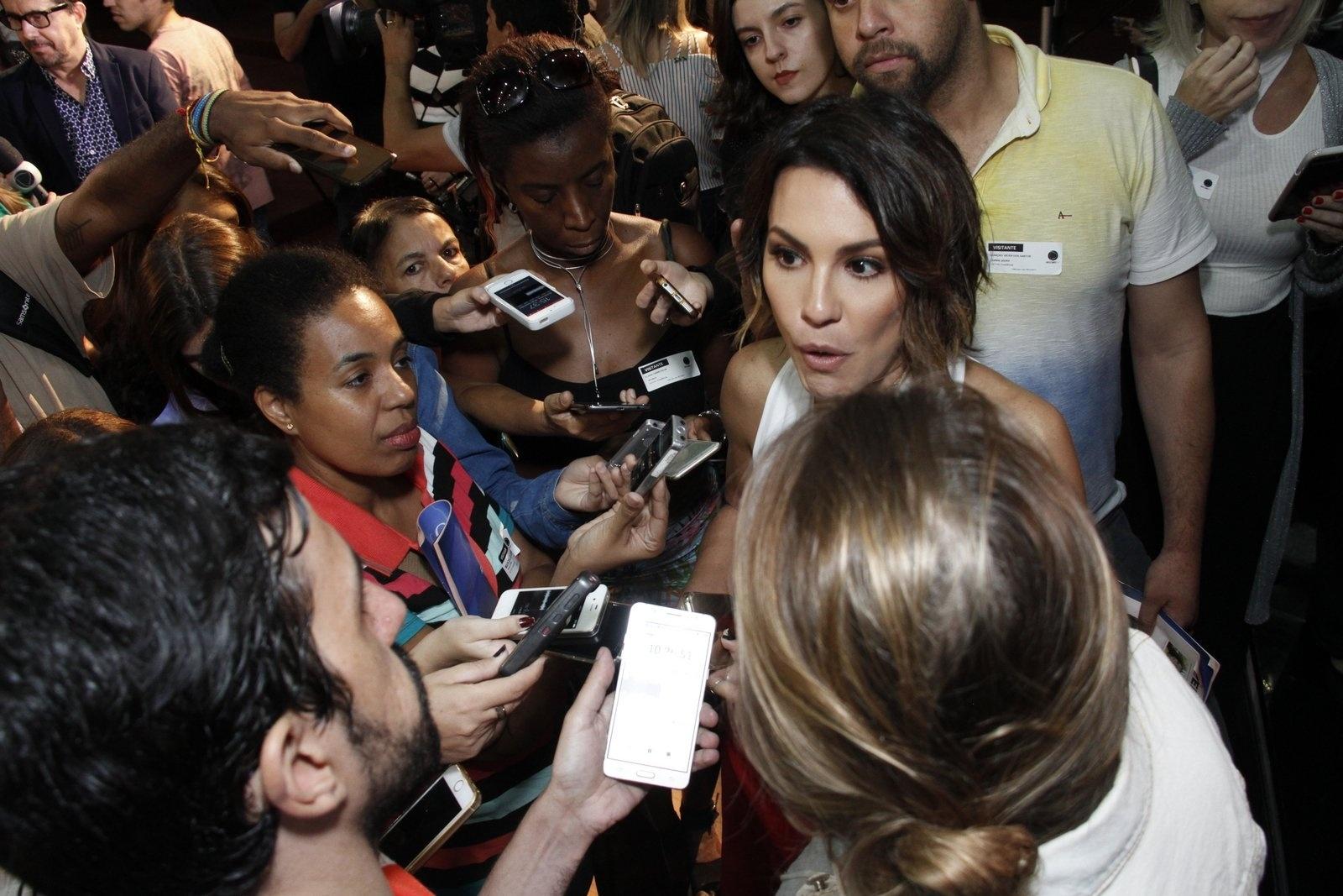 Elenco participa da coletiva de lançamento de "Apocalipse", nova novela da Record - Marcos Ferreira/Brazil News